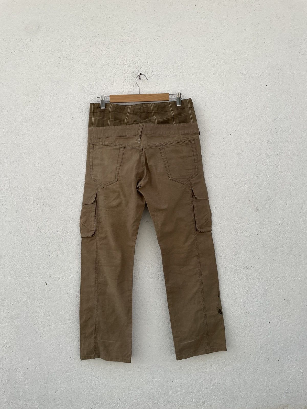Japanese Brand × PPFM PPFM Double Waist Drawstring Cargo Pants Size US 33 - 12 Thumbnail