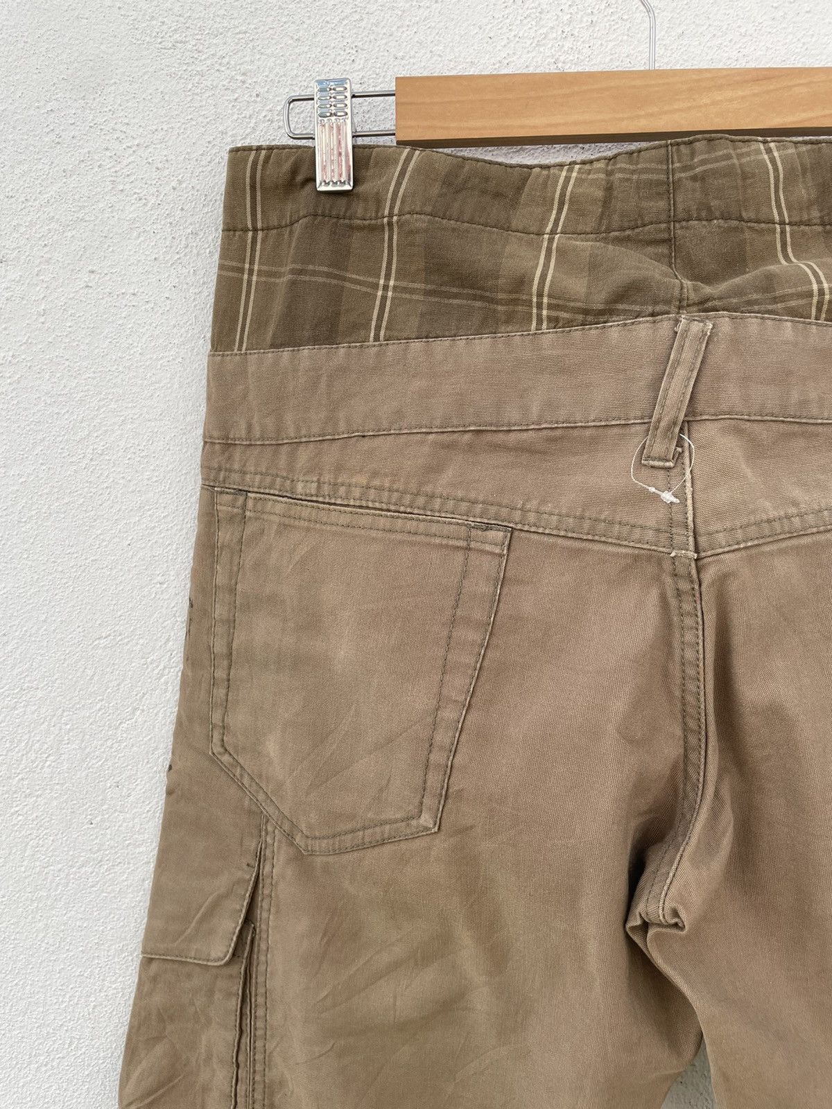 Japanese Brand × PPFM PPFM Double Waist Drawstring Cargo Pants Size US 33 - 14 Thumbnail