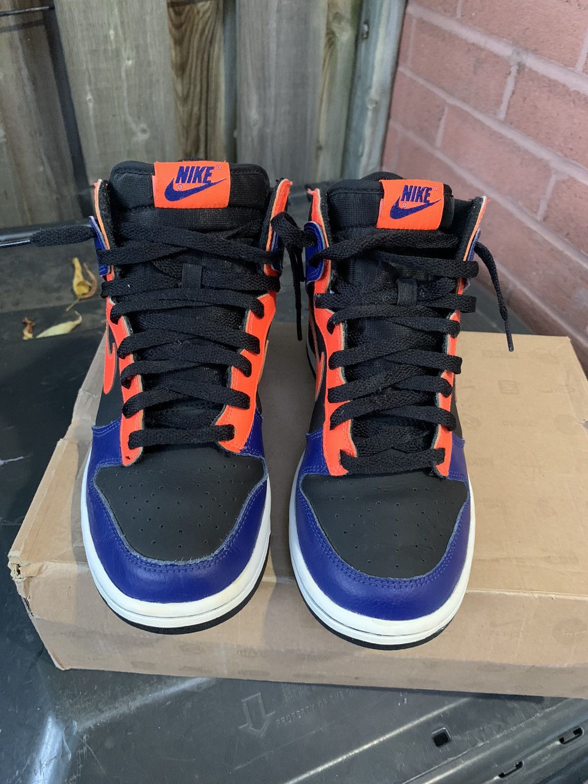 Nike Dunk High Knicks 2012 Size US 5.5 / EU 38 - 3 Thumbnail