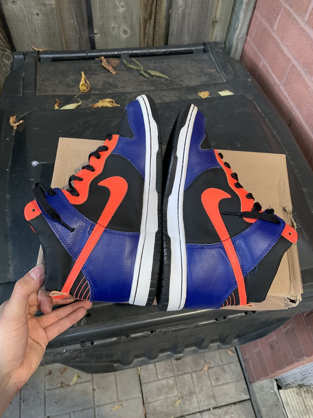 Nike Dunk High Knicks 2012 Size US 5.5 / EU 38 - 5 Thumbnail