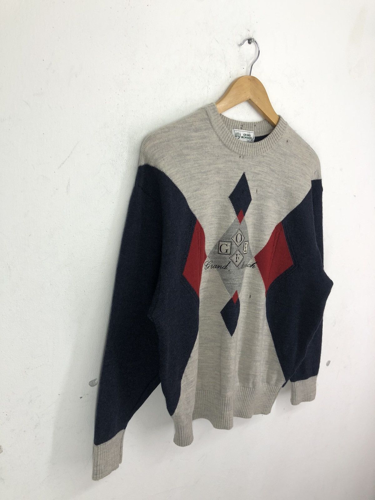 Mizuno Vintage Distressed Grand Monarch Golf Knitwear Size US M / EU 48-50 / 2 - 3 Thumbnail