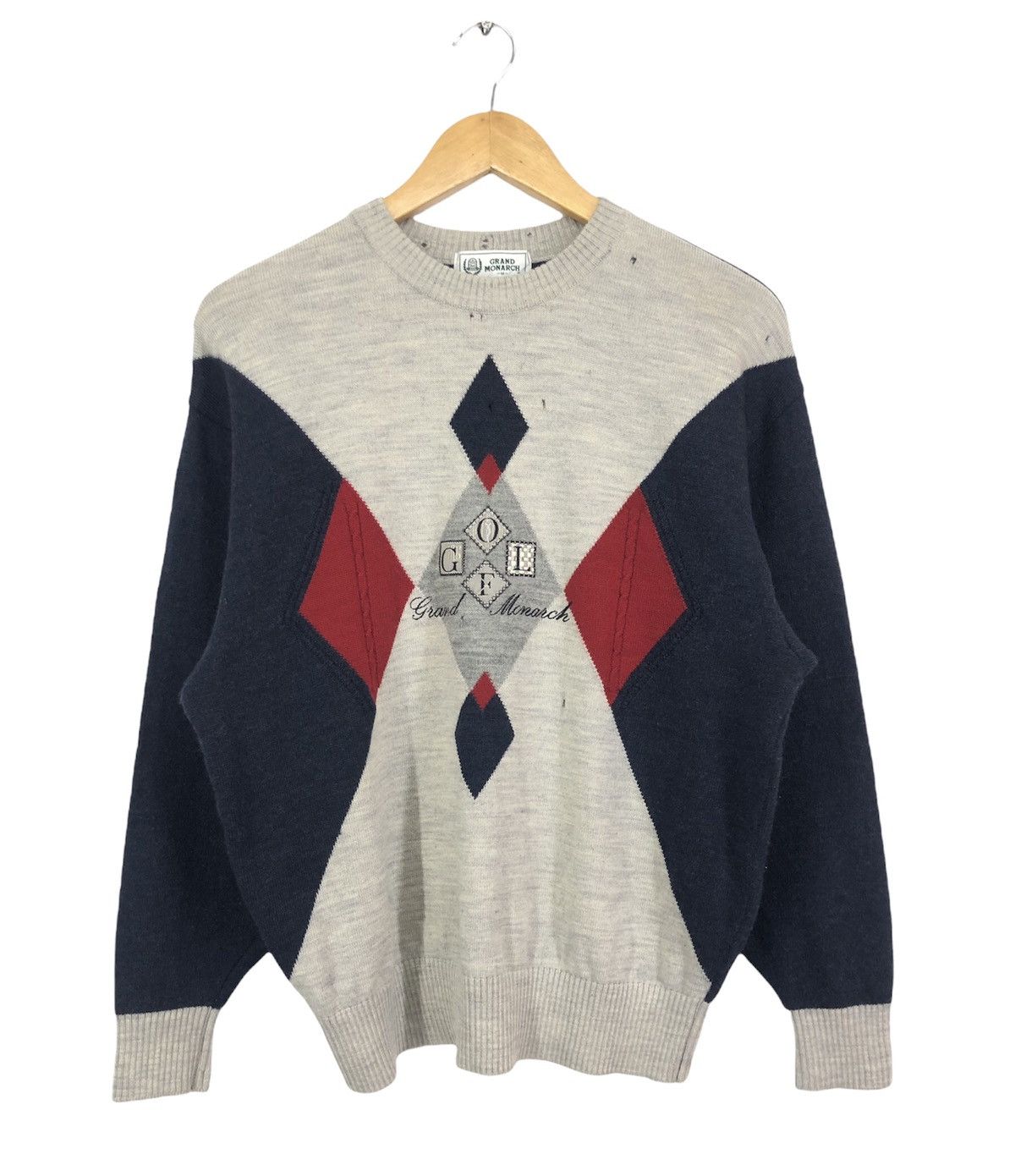 Mizuno Vintage Distressed Grand Monarch Golf Knitwear Size US M / EU 48-50 / 2 - 1 Thumbnail