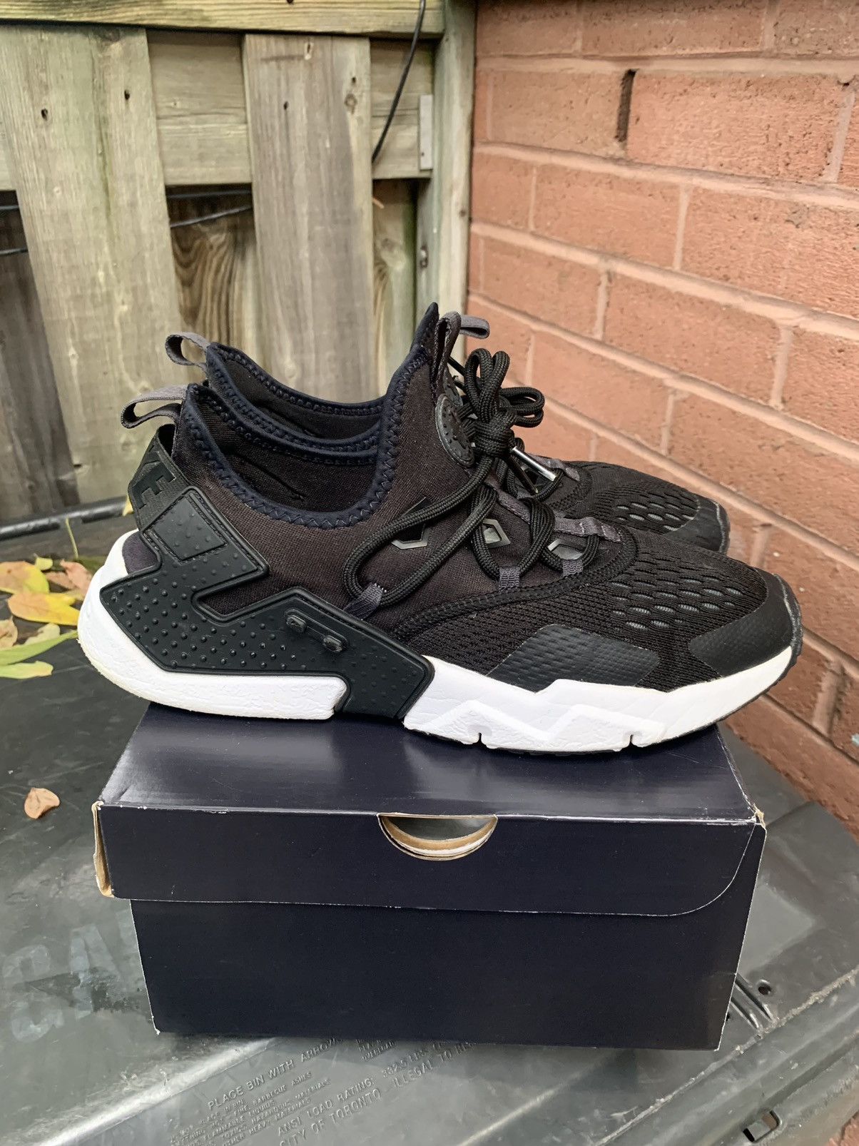 Nike Air Huarache Drift Breathe Black Anthracite Size US 9.5 / EU 42-43 - 1 Thumbnail