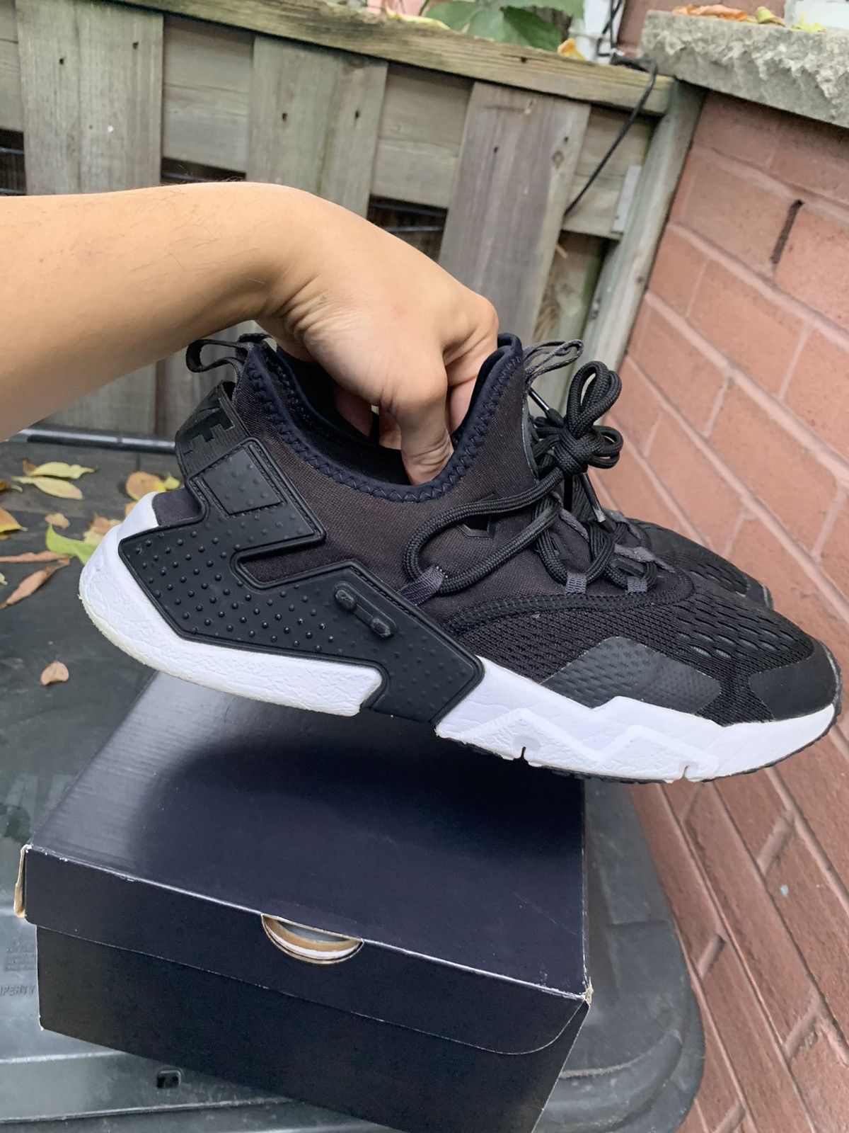 Nike Air Huarache Drift Breathe Black Anthracite Size US 9.5 / EU 42-43 - 6 Thumbnail