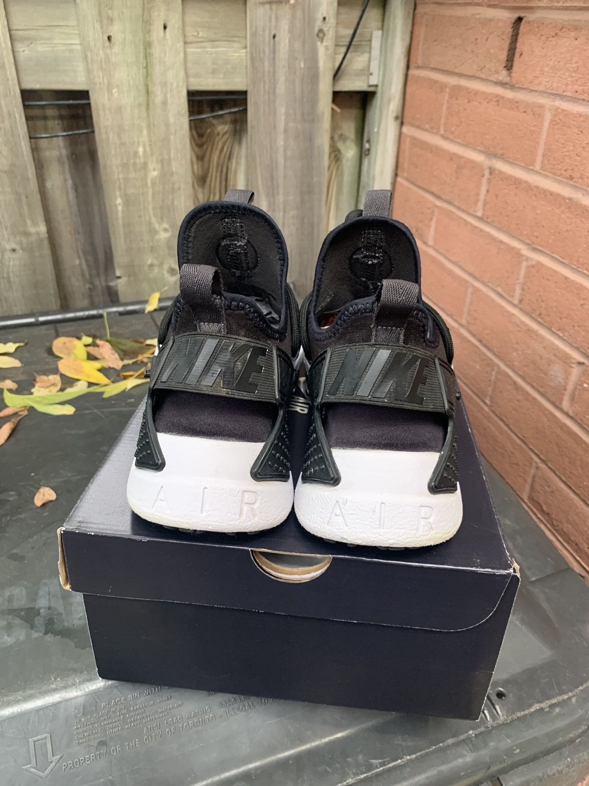 Nike Air Huarache Drift Breathe Black Anthracite Size US 9.5 / EU 42-43 - 3 Thumbnail