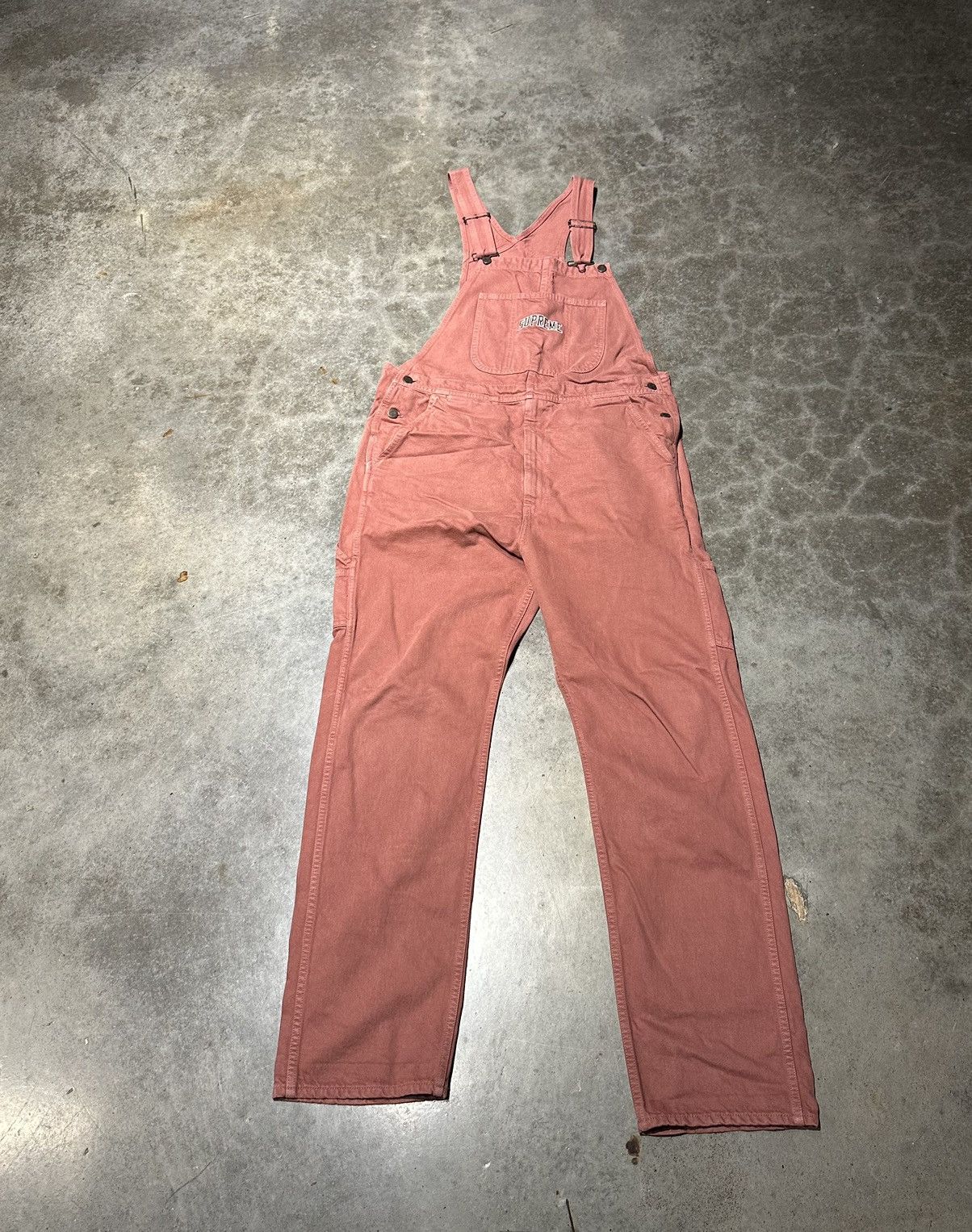 Supreme Polartec Overalls Red