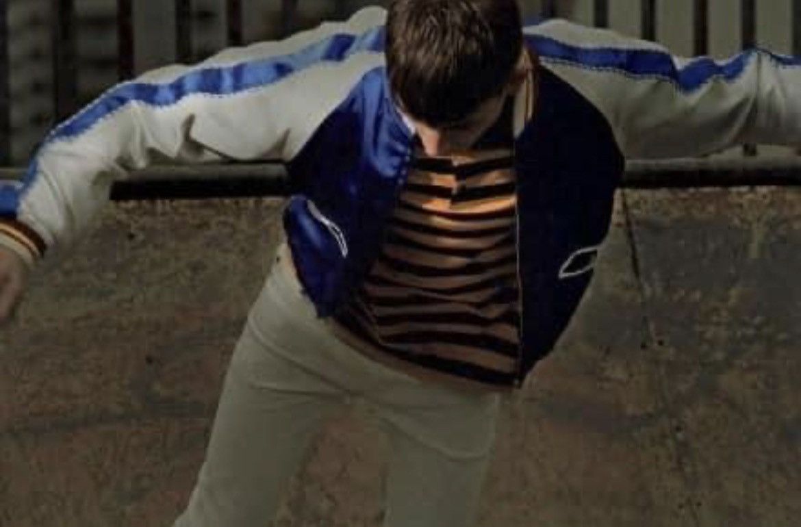 Hedi Slimane × Saint Laurent Paris 14SS Blue Satin Teddy Jacket Size 50S - 11 Thumbnail