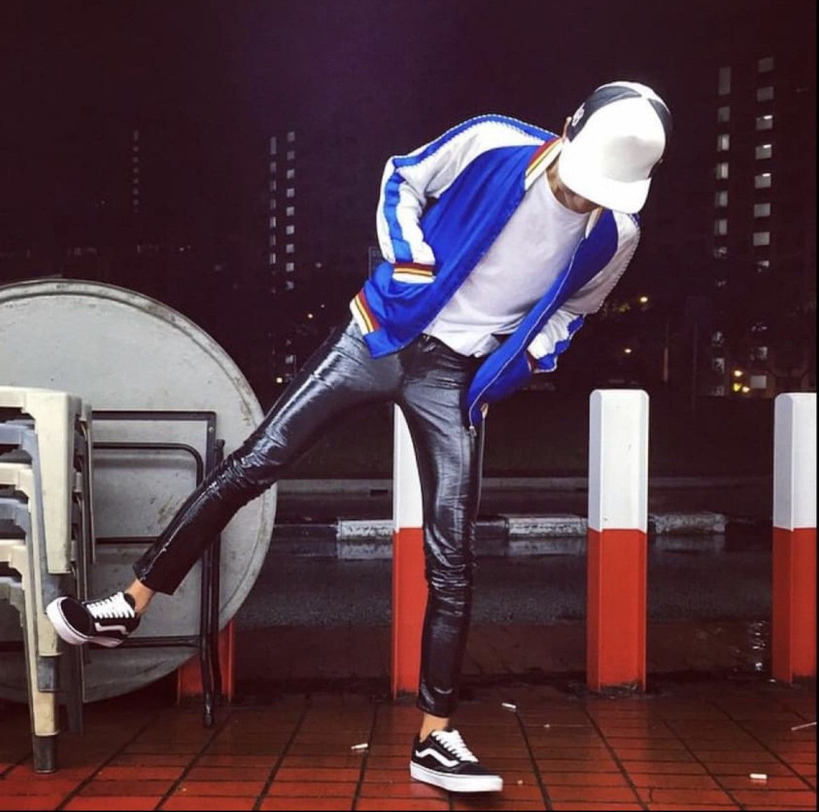 Hedi Slimane × Saint Laurent Paris 14SS Blue Satin Teddy Jacket Size 50S - 15 Thumbnail