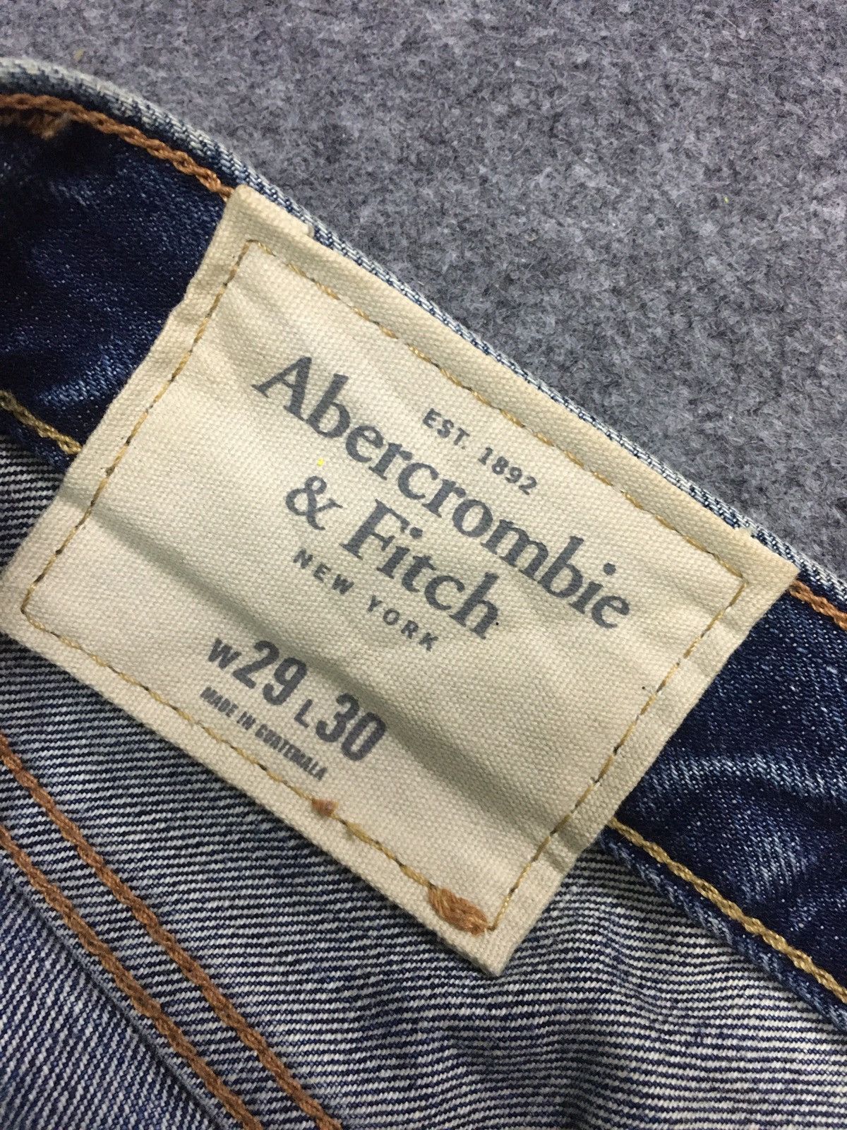 Abercrombie & Fitch × Japanese Brand Abercrombie & Fitch New York Distressed Painter Denim Size US 30 / EU 46 - 6 Thumbnail