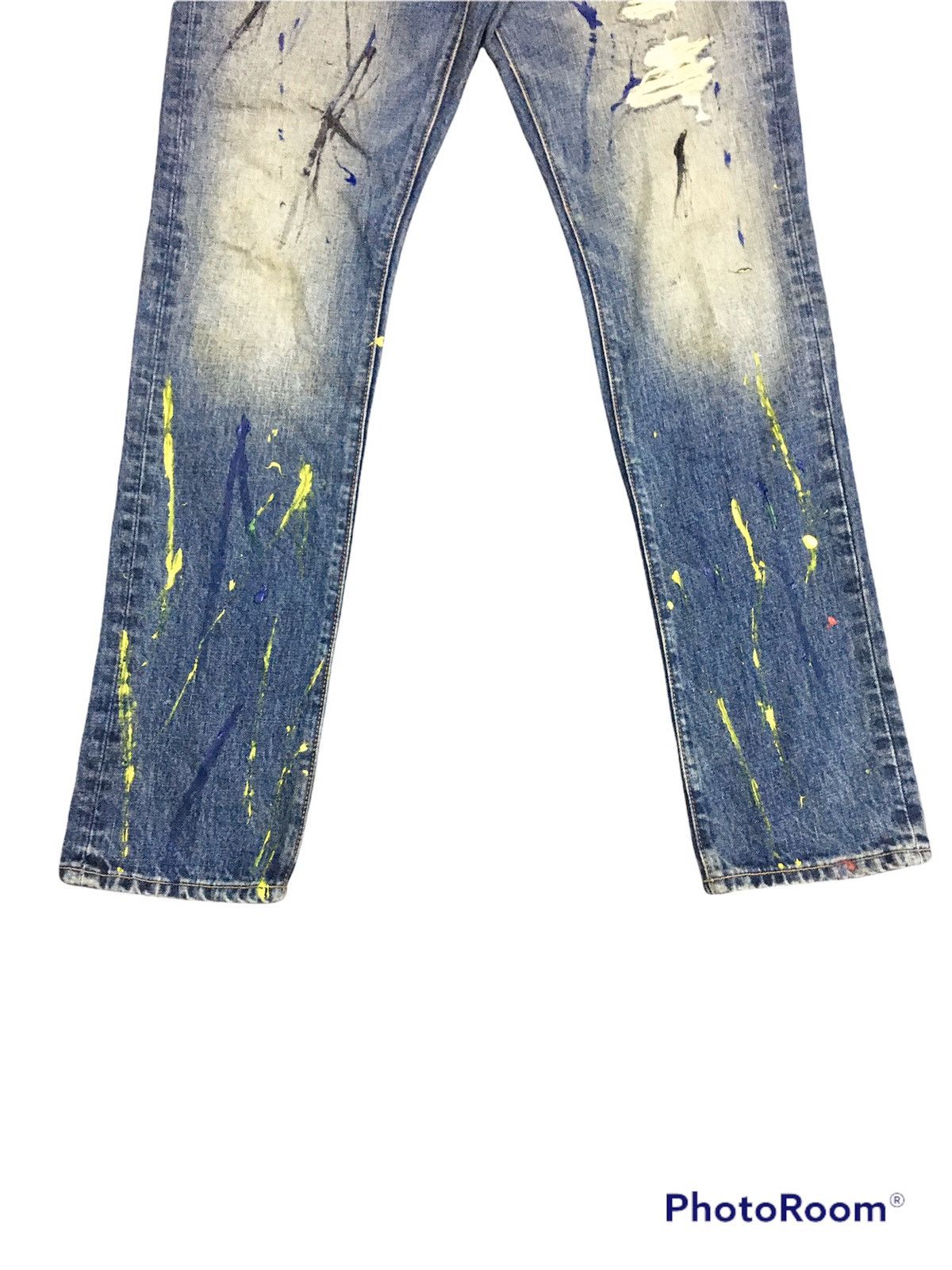 Abercrombie & Fitch × Japanese Brand Abercrombie & Fitch New York Distressed Painter Denim Size US 30 / EU 46 - 4 Thumbnail