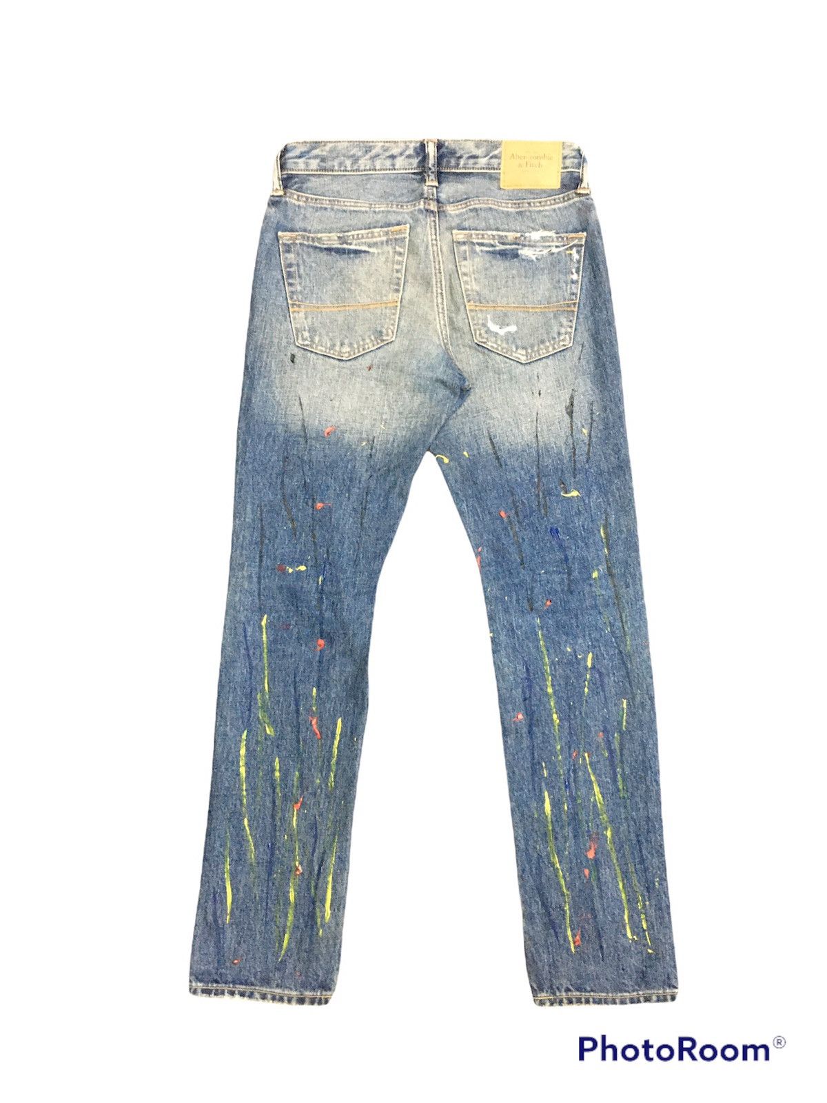 Abercrombie & Fitch × Japanese Brand Abercrombie & Fitch New York Distressed Painter Denim Size US 30 / EU 46 - 5 Thumbnail