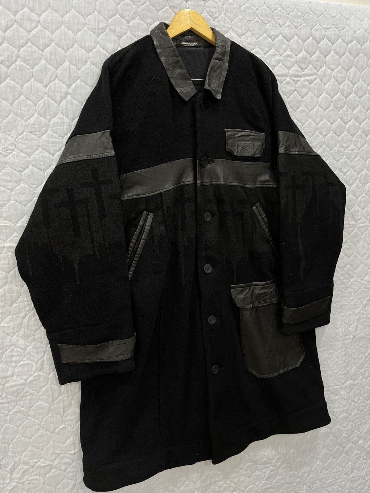 Undercover ARCHIVE VTG UNDERCOVER JUN TAKAHASHI WOOL COAT Size US L / EU 52-54 / 3 - 4 Thumbnail