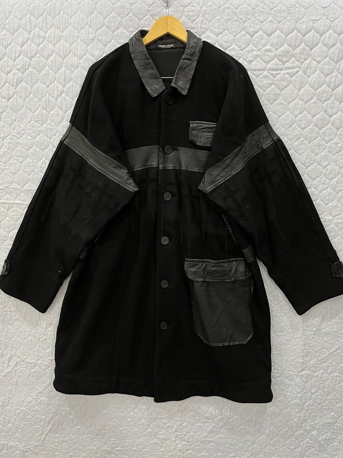 Undercover ARCHIVE VTG UNDERCOVER JUN TAKAHASHI WOOL COAT Size US L / EU 52-54 / 3 - 7 Thumbnail