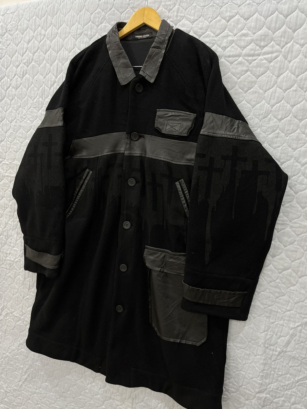 Undercover ARCHIVE VTG UNDERCOVER JUN TAKAHASHI WOOL COAT Size US L / EU 52-54 / 3 - 3 Thumbnail