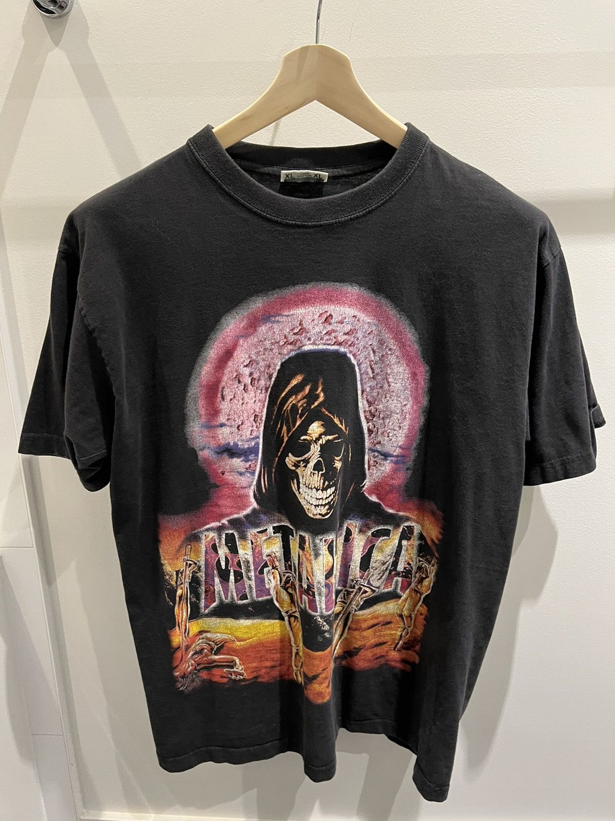 image of Band Tees x Metallica Vintage Metallica Tee in Black, Men's (Size XL)