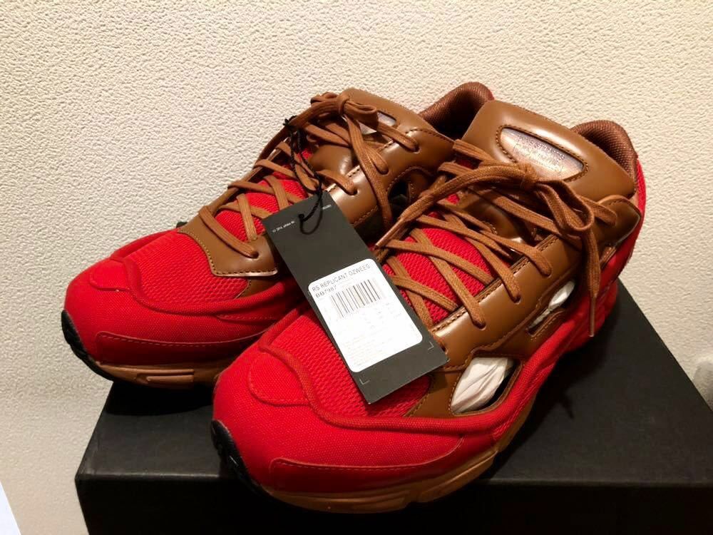 Raf Simons "Scarlet Red" Ozweego Sneakers Size US 10.5 / EU 43-44 - 1 Thumbnail