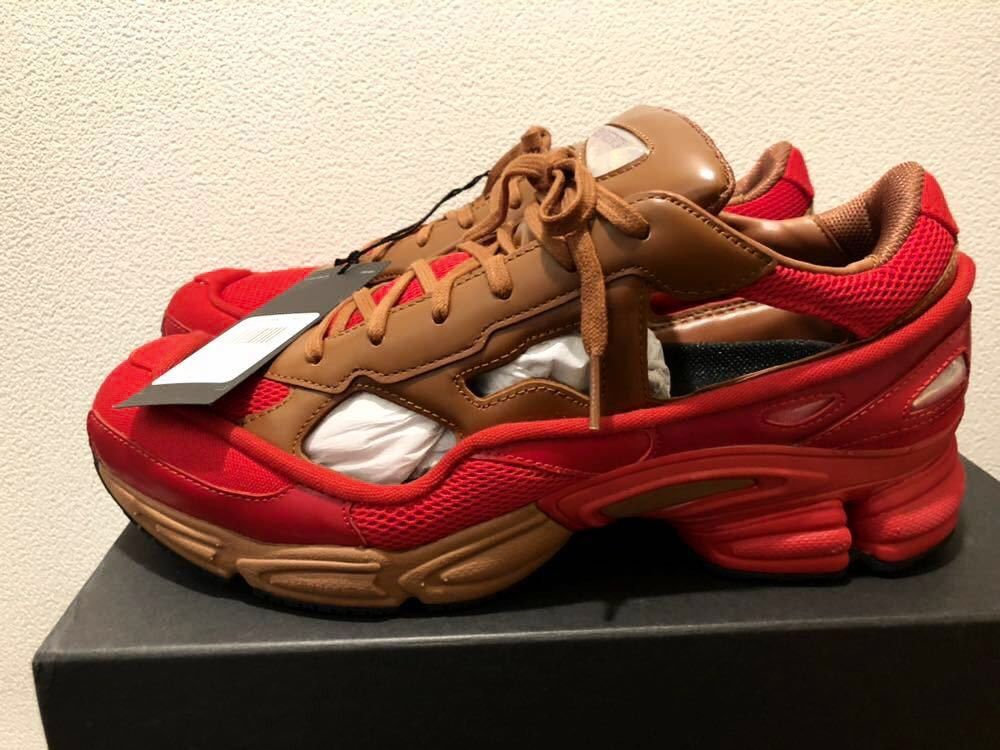 Raf Simons "Scarlet Red" Ozweego Sneakers Size US 10.5 / EU 43-44 - 2 Thumbnail