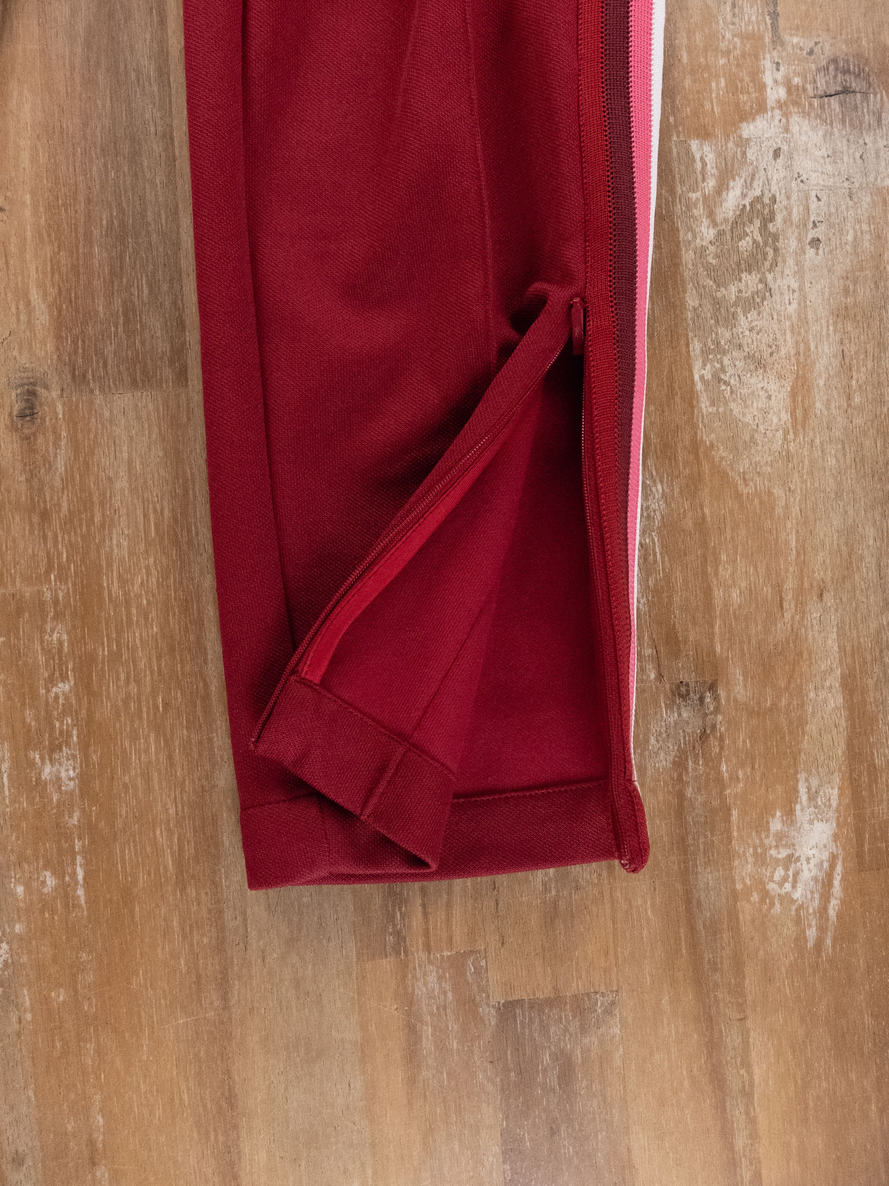 Moncler MONCLER side stripe red track pants jogger authentic Large Size 32" / US 10 / IT 46 - 10 Thumbnail