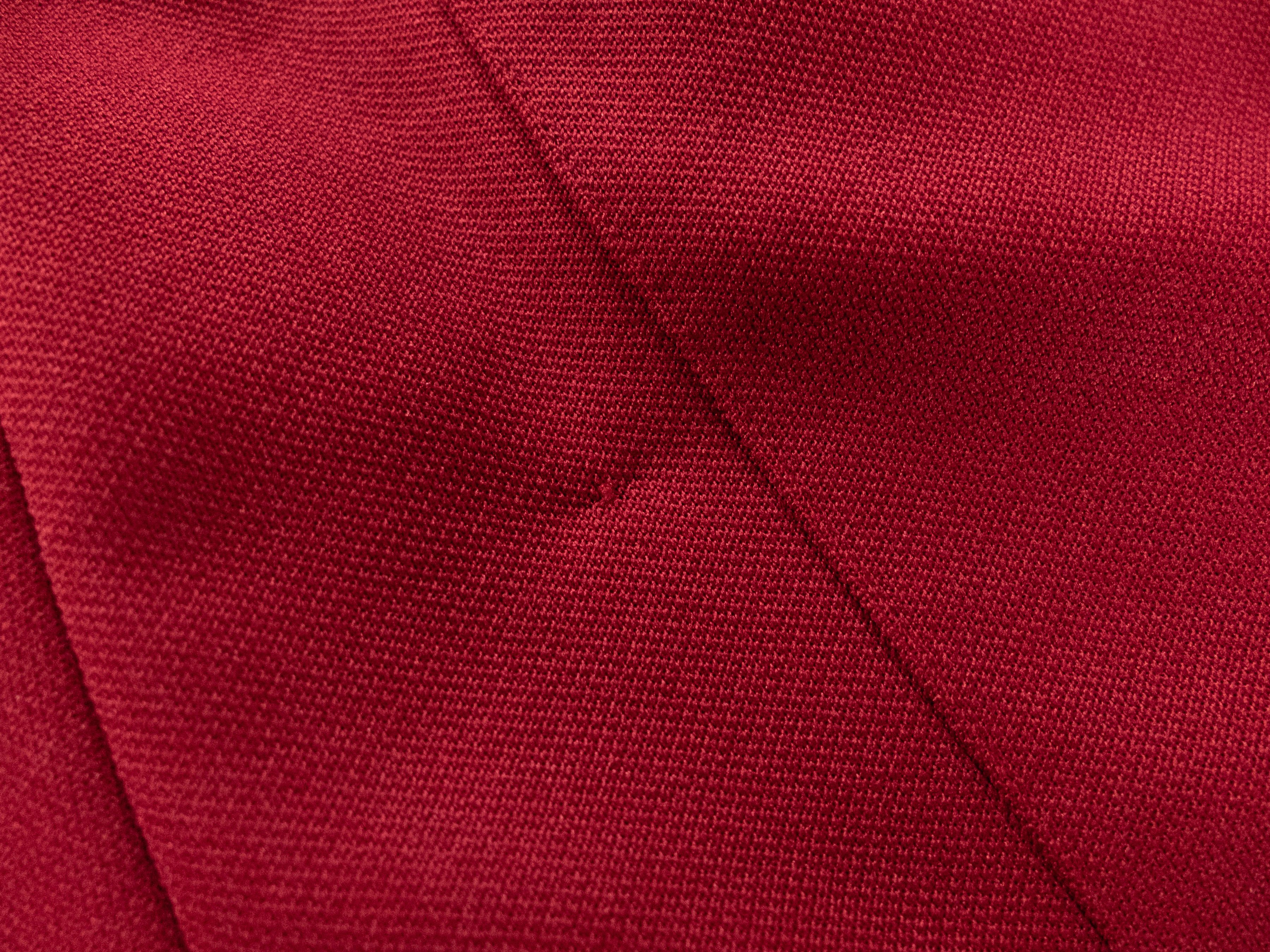 Moncler MONCLER side stripe red track pants jogger authentic Large Size 32" / US 10 / IT 46 - 12 Thumbnail