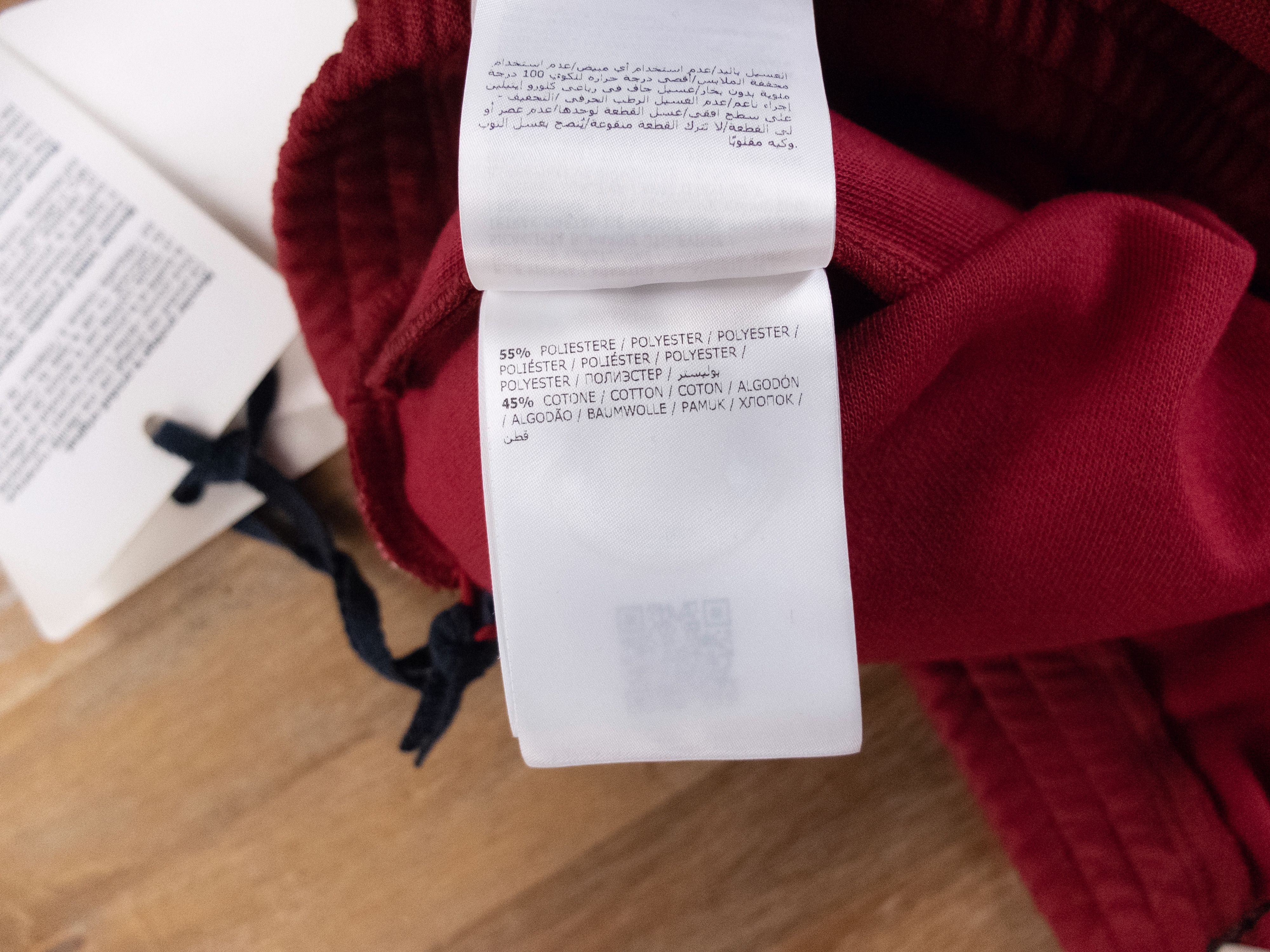 Moncler MONCLER side stripe red track pants jogger authentic Large Size 32" / US 10 / IT 46 - 8 Thumbnail