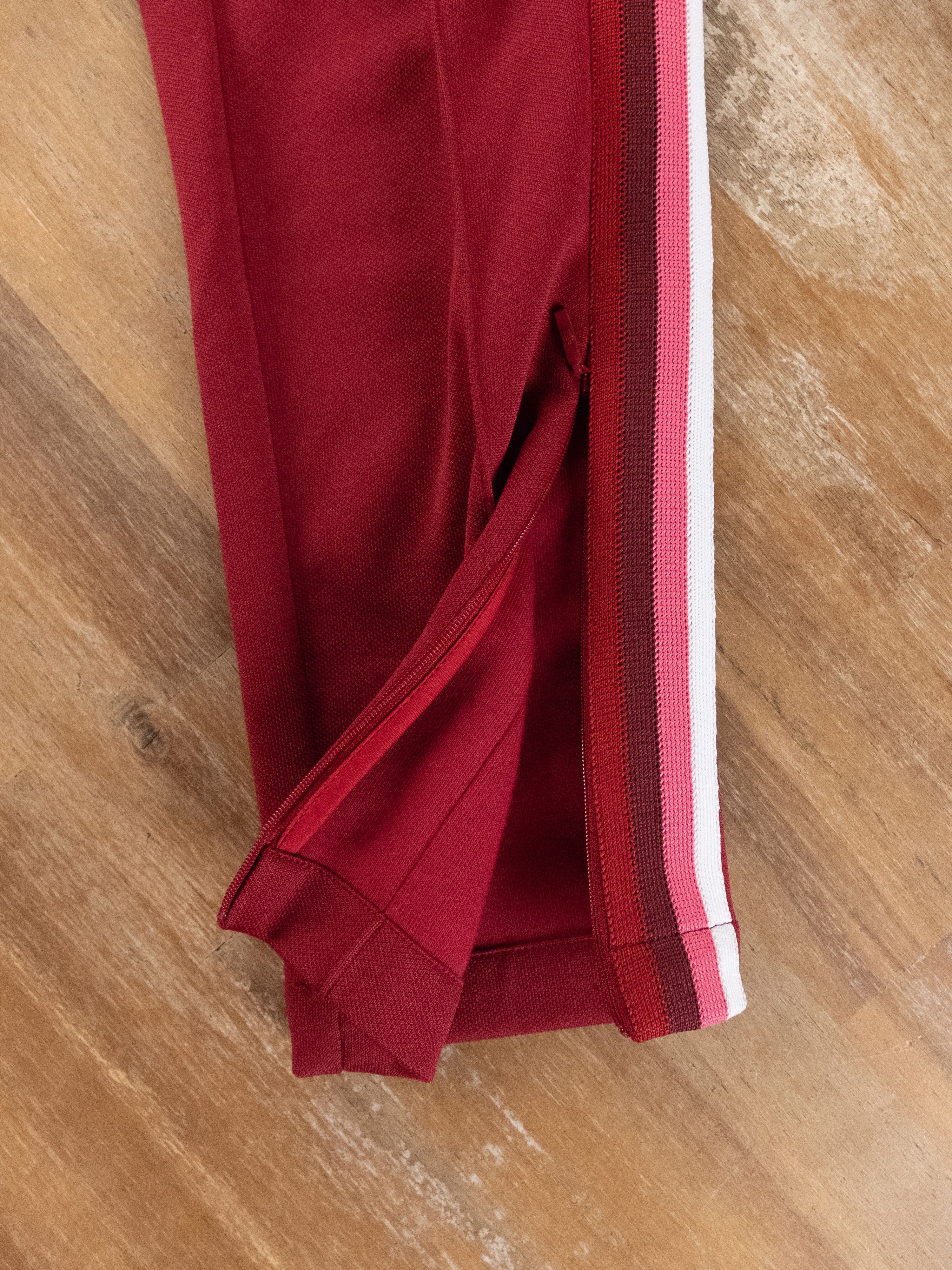 Moncler MONCLER side stripe red track pants jogger authentic Small Size 28" / US 6 / IT 42 - 7 Thumbnail