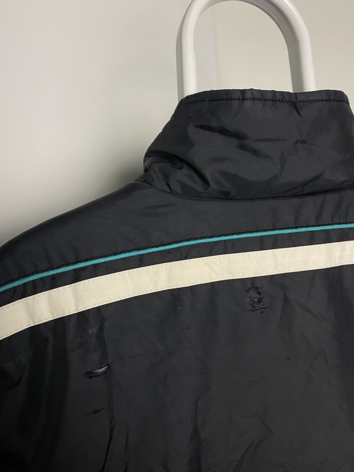NBA × Starter × Vintage Charlotte Hornets Vintage big logo starter black jacket Size US XL / EU 56 / 4 - 9 Thumbnail
