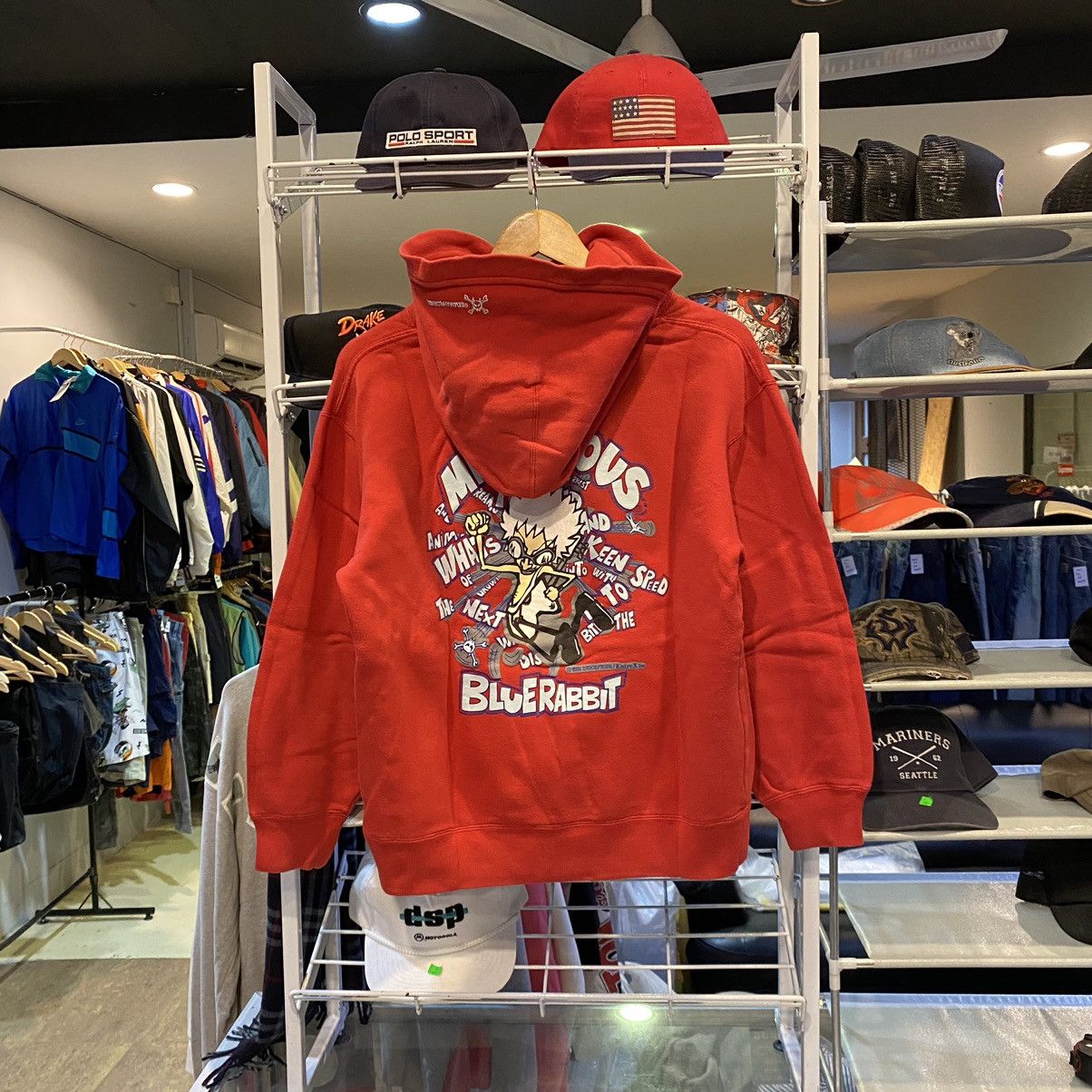 Mischievous Punk Japan Big Logo Pullover Hoodies Size Medium