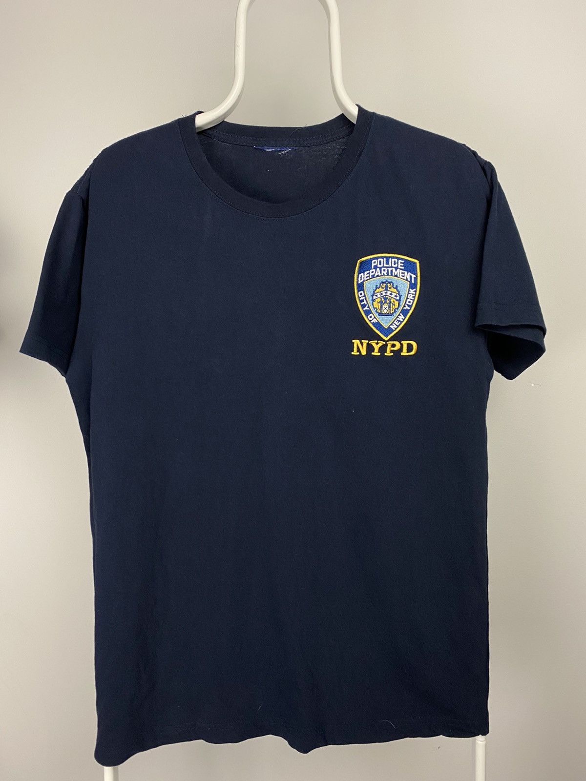 Vintage NYPD vintage navy T-shirt New York Police Department Size US M / EU 48-50 / 2 - 1 Thumbnail