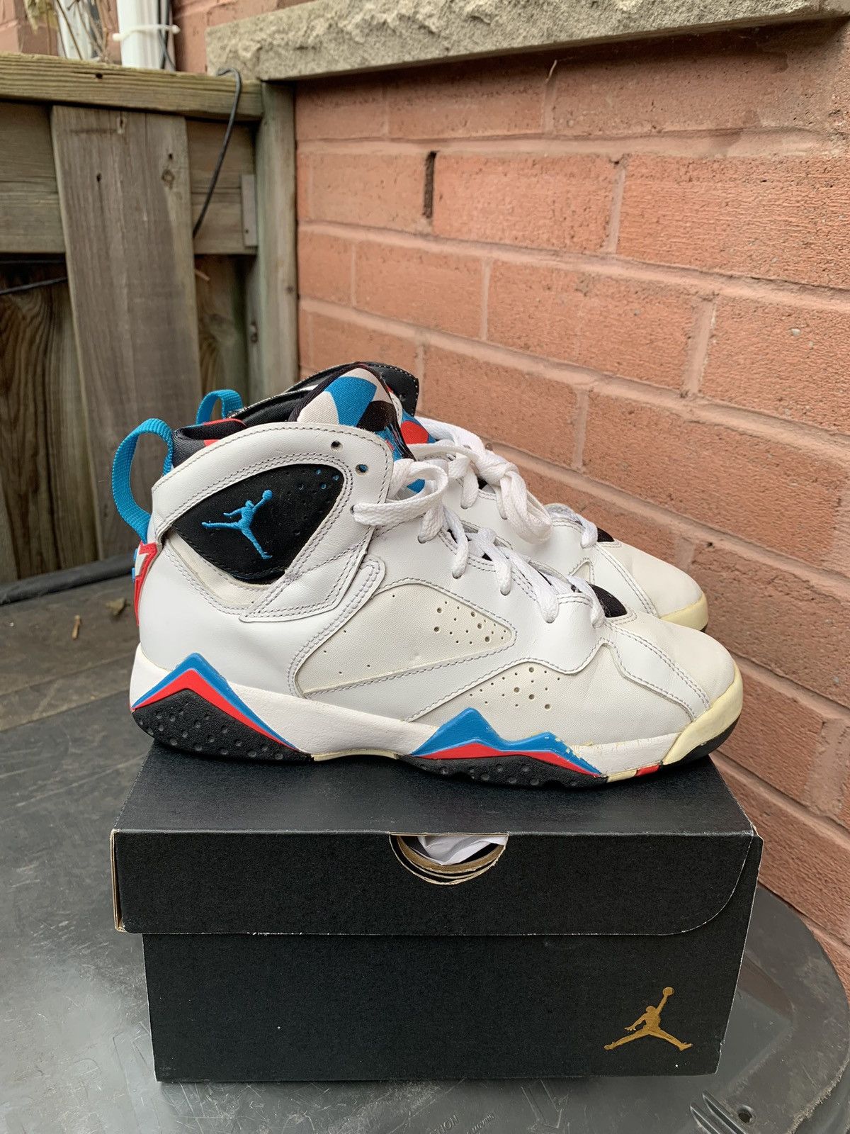 Jordan Brand × Nike Air Jordan 7 Retro GS Orion Size US 5 / EU 37 - 1 Thumbnail