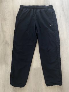 Nike, Pants, Y2k Nike Athletic Department Black Track Pants Vintage
