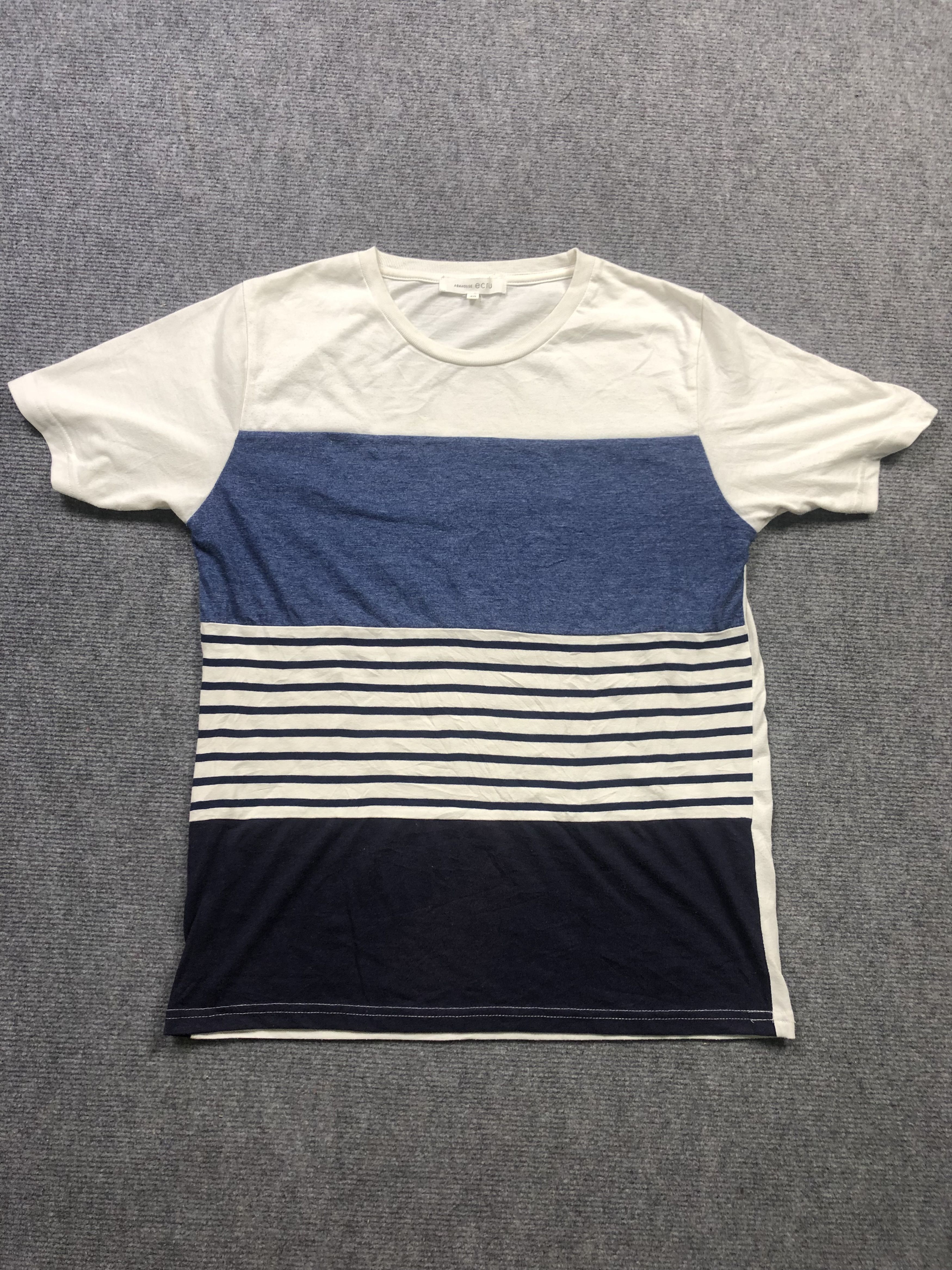 ABAHOUSE Abahouse Ecru Stripe Single Pocket Size US M / EU 48-50 / 2 - 2 Thumbnail