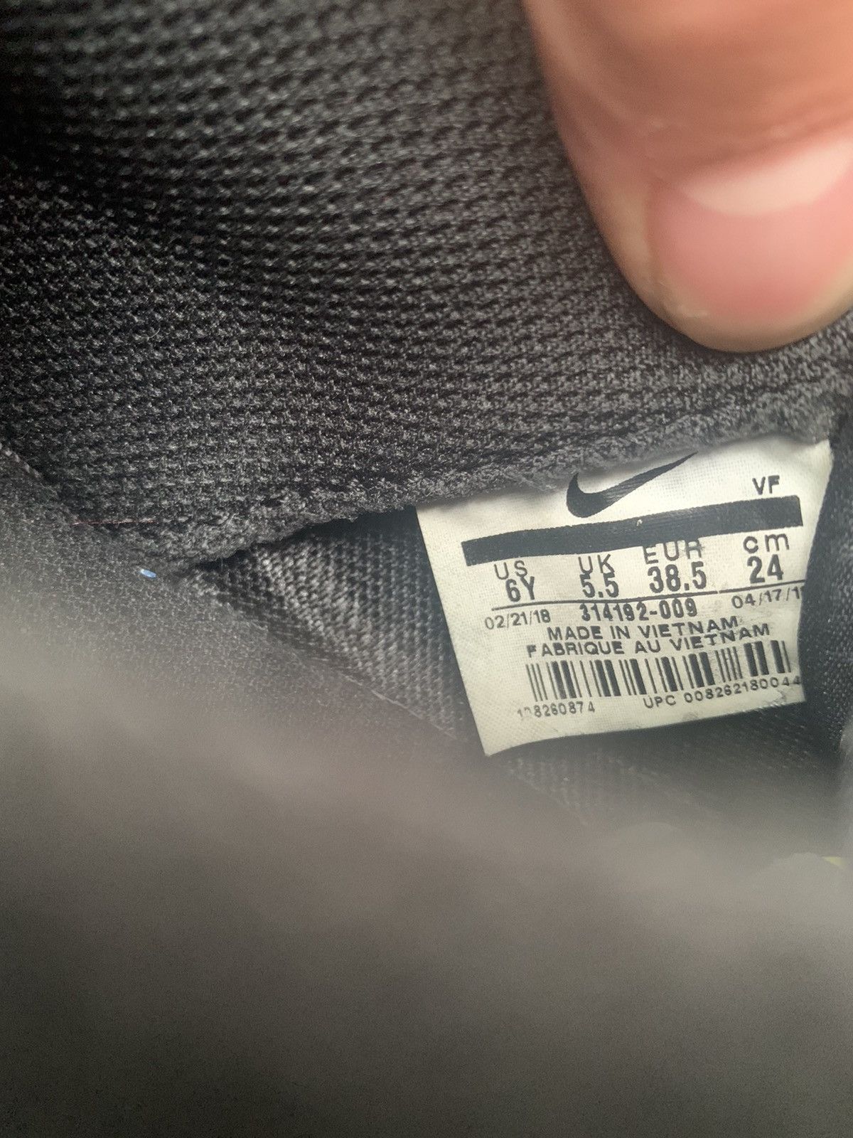 Nike Air Force One Low Black | Black 2018 Size US 6 / EU 39 - 8 Thumbnail