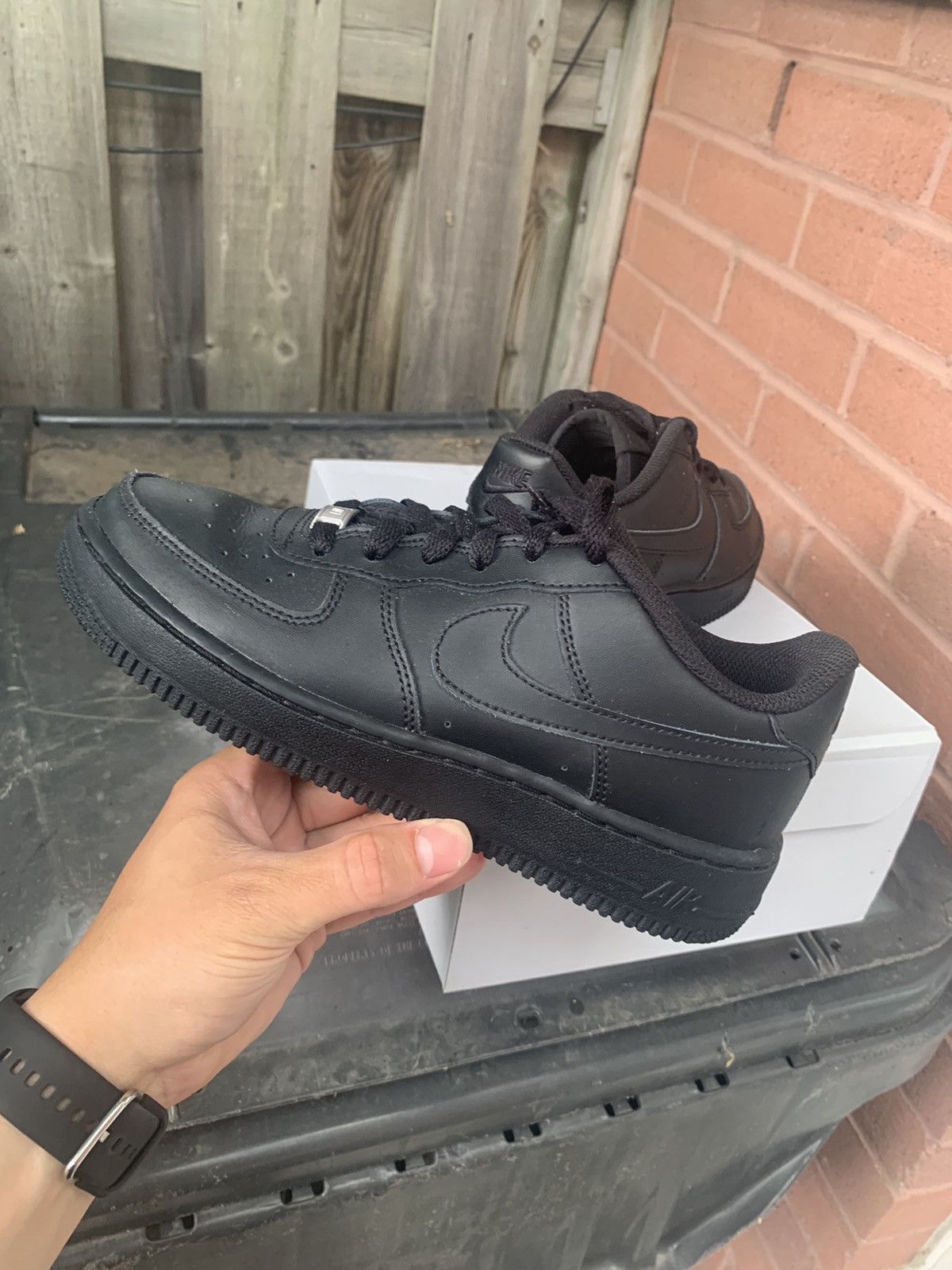 Nike Air Force One Low Black | Black 2018 Size US 6 / EU 39 - 2 Thumbnail