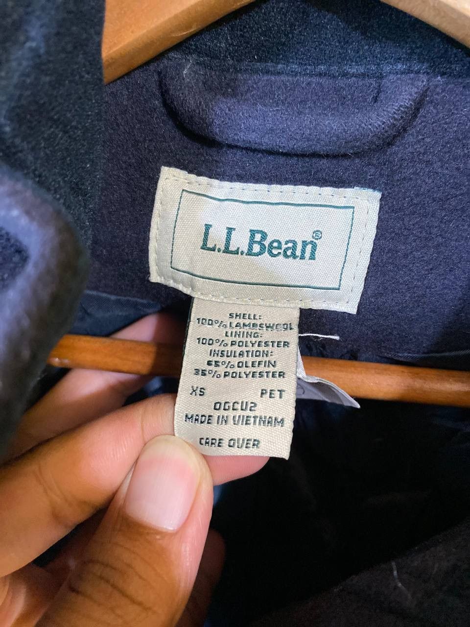L.L. Bean Vintage L.L Bean Wool Jacket quilted lining Size US XS / EU 42 / 0 - 7 Thumbnail
