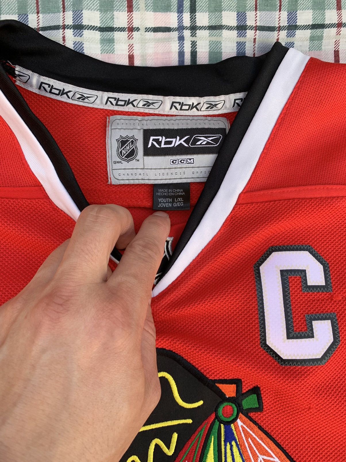 Reebok Reebok Chicago Blackhawks Jonathan Toews NHL Jersey Size US XS / EU 42 / 0 - 4 Thumbnail