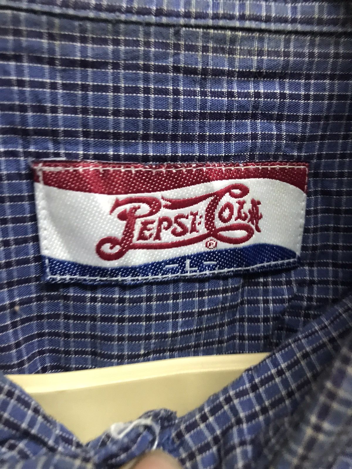Pepsi Pepsicola button up shirt Size US L / EU 52-54 / 3 - 3 Thumbnail