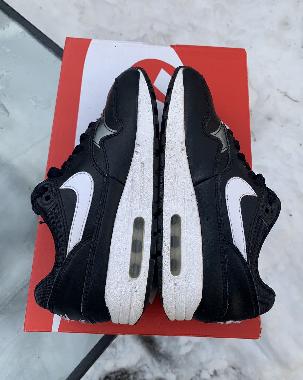 Nike Nike Air Max 1 Black / White Size US 5 / EU 37 - 6 Thumbnail