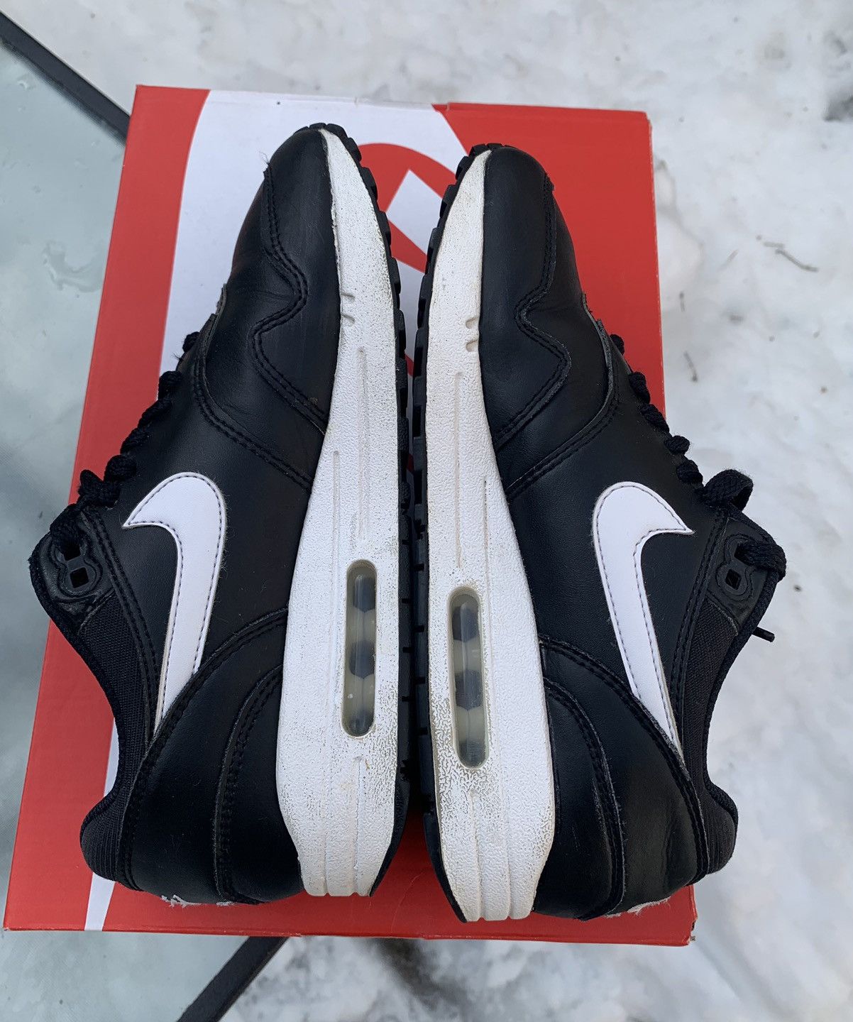 Nike Nike Air Max 1 Black / White Size US 5 / EU 37 - 5 Thumbnail