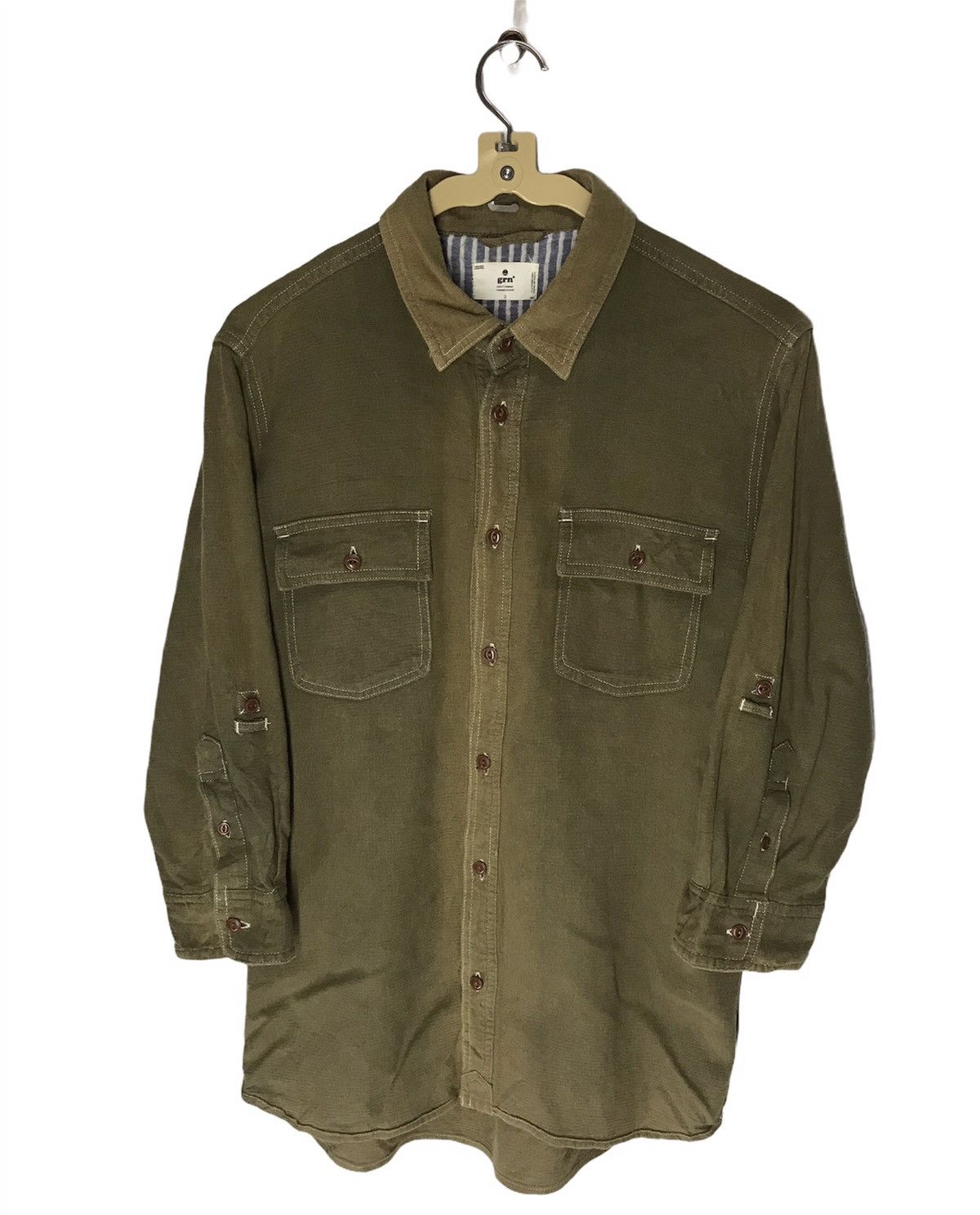 Designer × GRN Grn button up shirt half sleeve Size US M / EU 48-50 / 2 - 1 Thumbnail