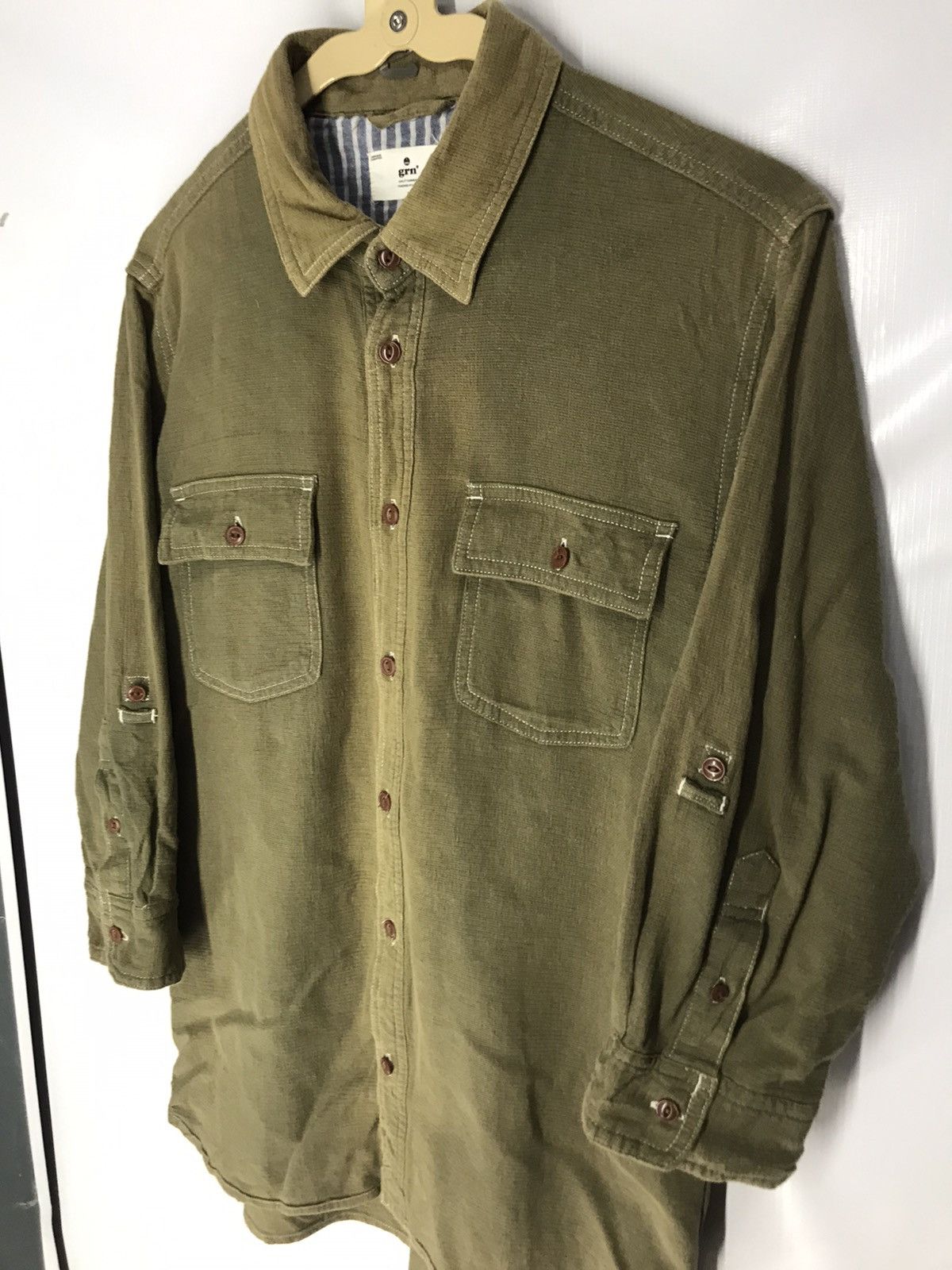 Designer × GRN Grn button up shirt half sleeve Size US M / EU 48-50 / 2 - 7 Thumbnail