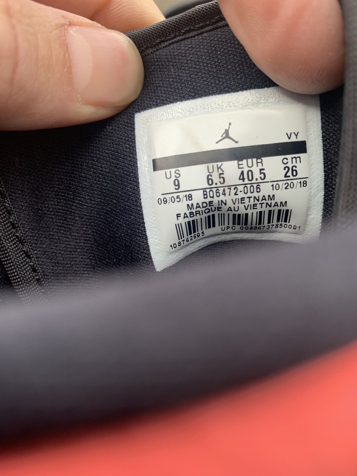 Jordan Brand × Nike Air Jordan 1 Hot Punch - Volt Size US 7.5 / EU 40-41 - 7 Thumbnail