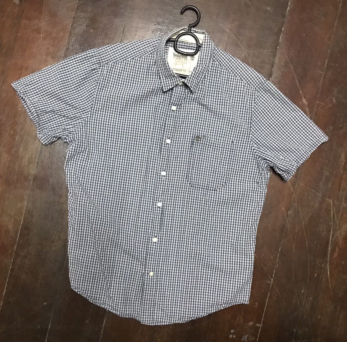 Timberland Timberland button up short sleeve shirt single pocket Size US L / EU 52-54 / 3 - 6 Thumbnail