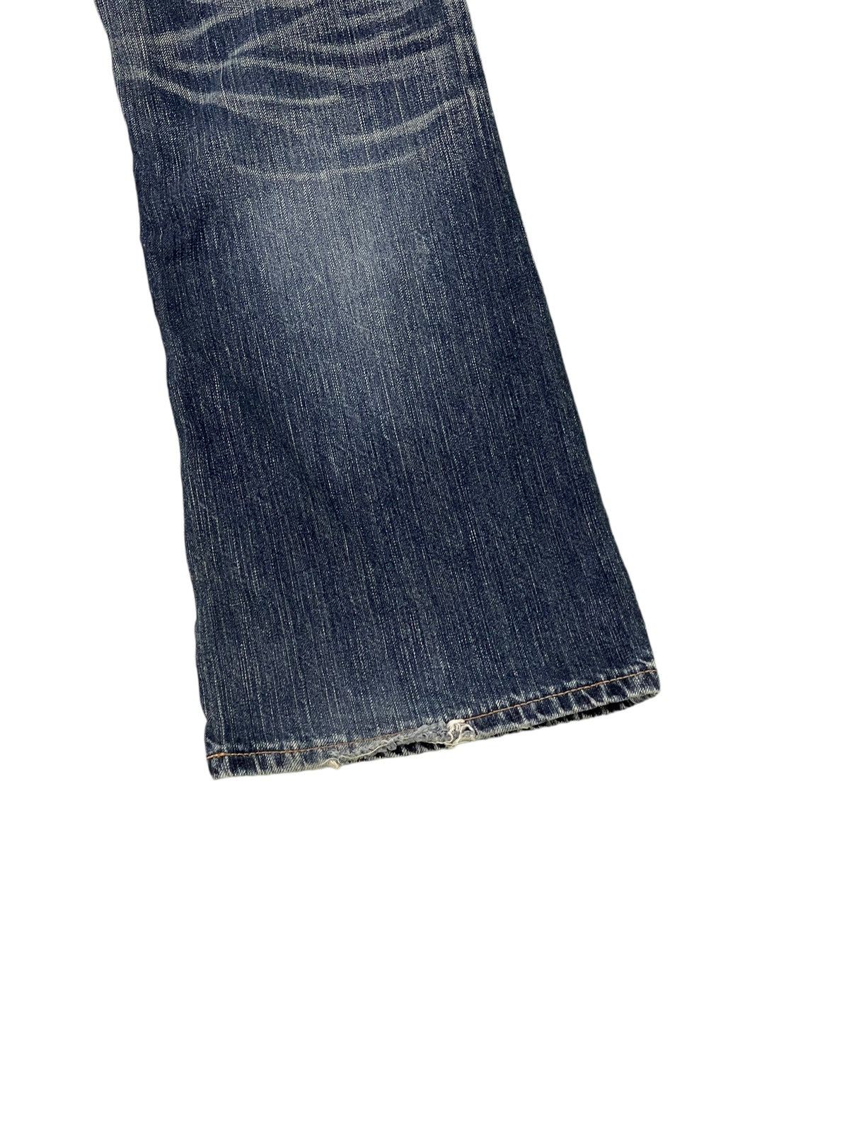 Edwin Flare Jeans Edwin XV Distress Denim Boot Cut 2🟦0 Size US 32 / EU 48 - 14 Thumbnail