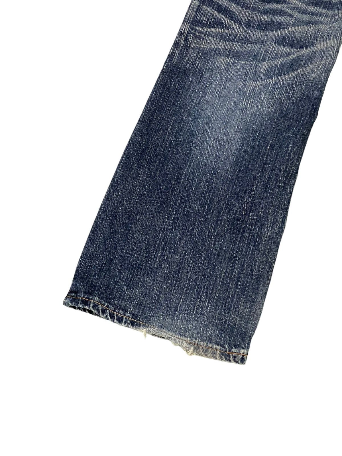 Edwin Flare Jeans Edwin XV Distress Denim Boot Cut 2🟦0 Size US 32 / EU 48 - 15 Thumbnail
