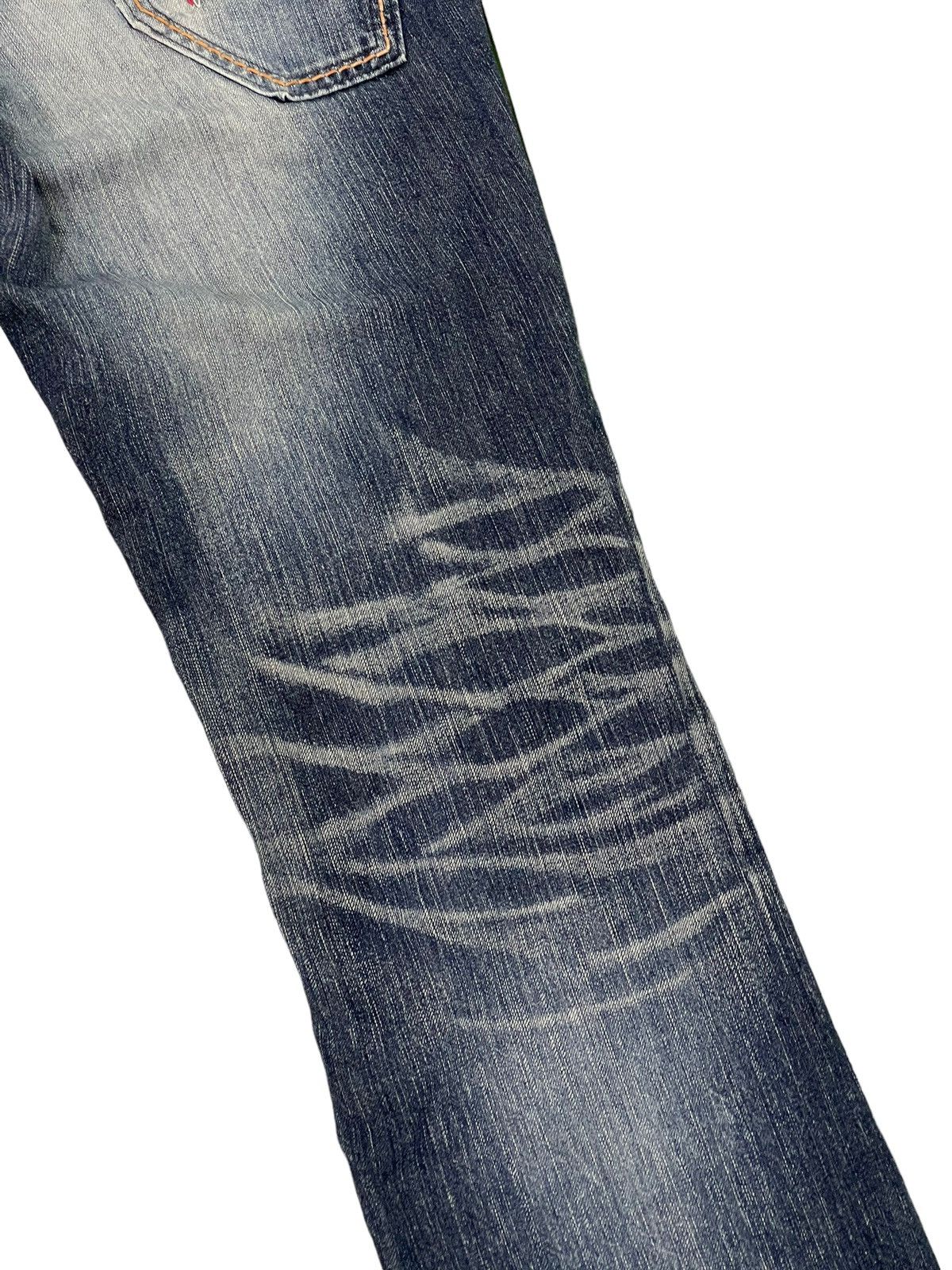 Edwin Flare Jeans Edwin XV Distress Denim Boot Cut 2🟦0 Size US 32 / EU 48 - 17 Thumbnail