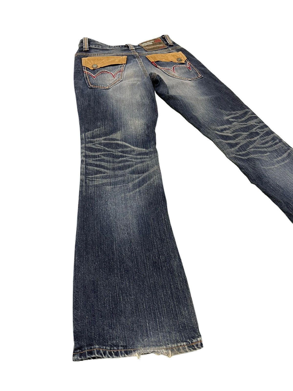 Edwin Flare Jeans Edwin XV Distress Denim Boot Cut 2🟦0 Size US 32 / EU 48 - 12 Thumbnail