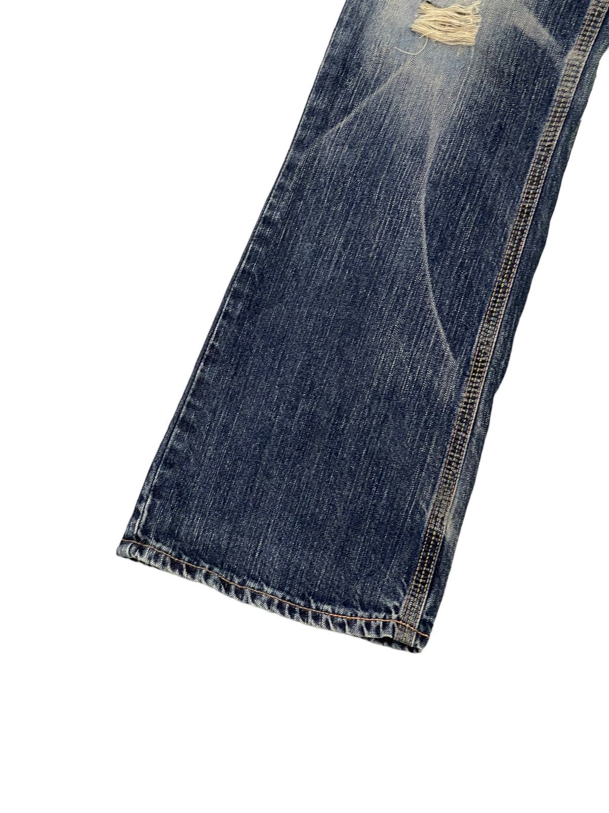 Edwin Flare Jeans Edwin XV Distress Denim Boot Cut 2🟦0 Size US 32 / EU 48 - 5 Thumbnail