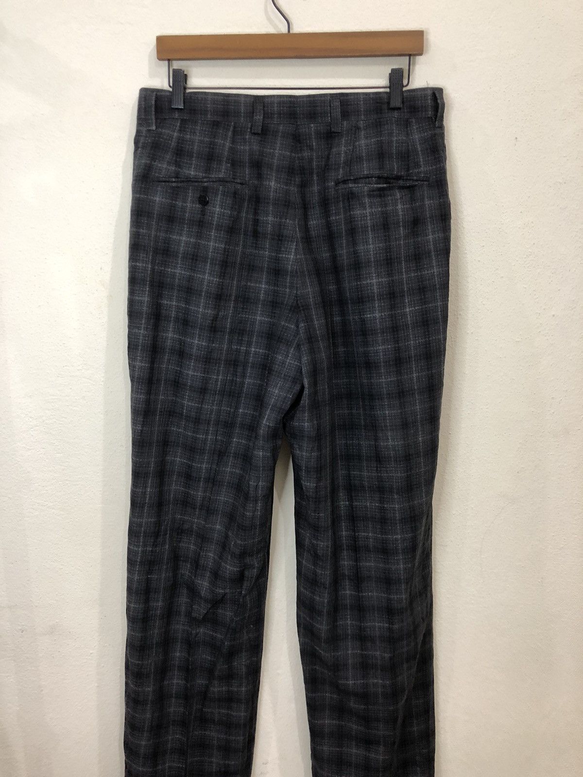 Nicole Club Japanese Brand Nicole Sport Plaid Tartan Pant Size US 33 - 5 Thumbnail