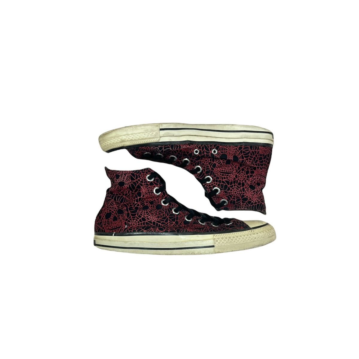 Number (N)ine SS05 Number Nine Nightcrawler Spider Web Skull Hi Top Shoes Size US 6 / EU 39 - 3 Thumbnail