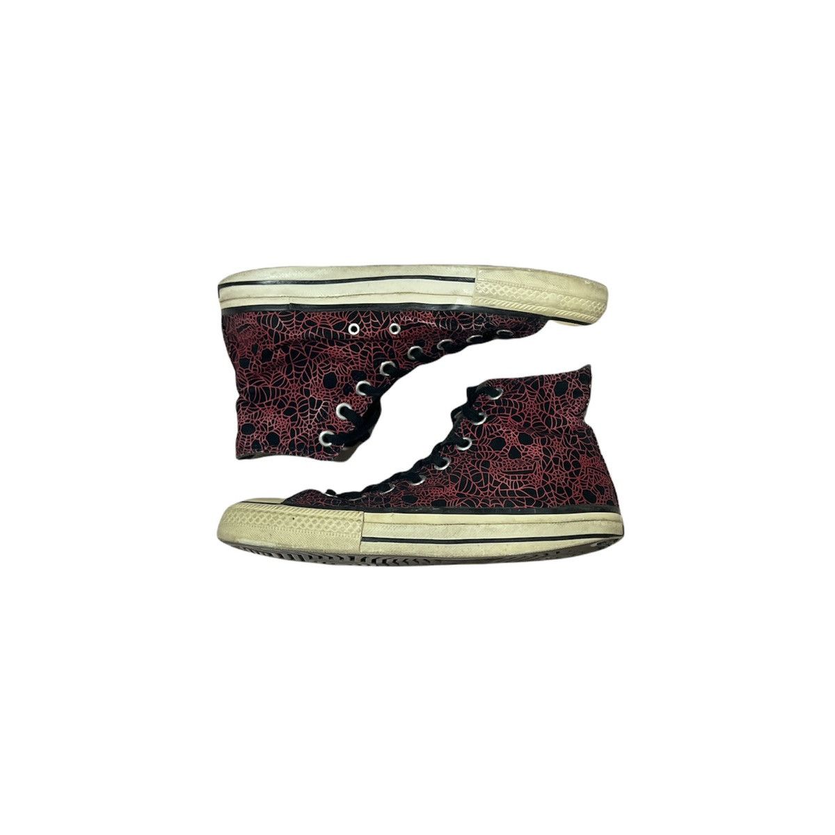 Number (N)ine SS05 Number Nine Nightcrawler Spider Web Skull Hi Top Shoes Size US 6 / EU 39 - 4 Thumbnail
